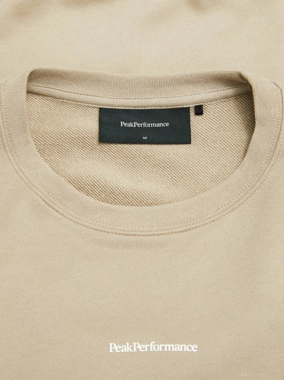 Peak Performance Men's Original Terry Crew Avid Beige