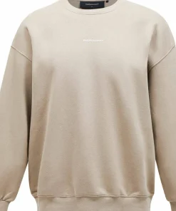 Peak Performance Men's Original Terry Crew Avid Beige