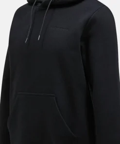 Peak Performance Men's Original Small Logo Hood Black
