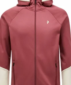 Peak Performance Men's Rider Essentials Zip Hood Wild Rouge