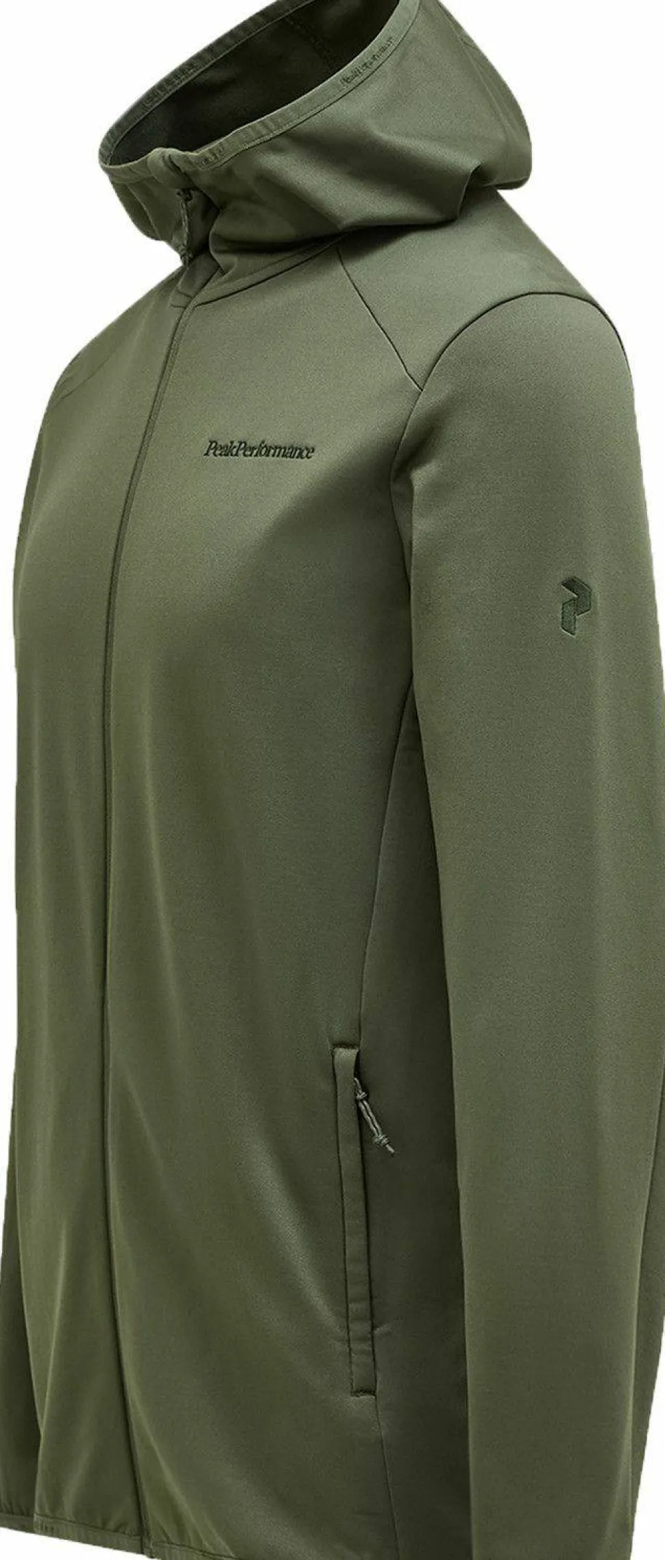 Peak Performance Men's Rider Essentials Zip Hood Pine Needle/pine Needle/