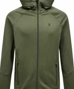 Peak Performance Men's Rider Essentials Zip Hood Pine Needle/pine Needle/