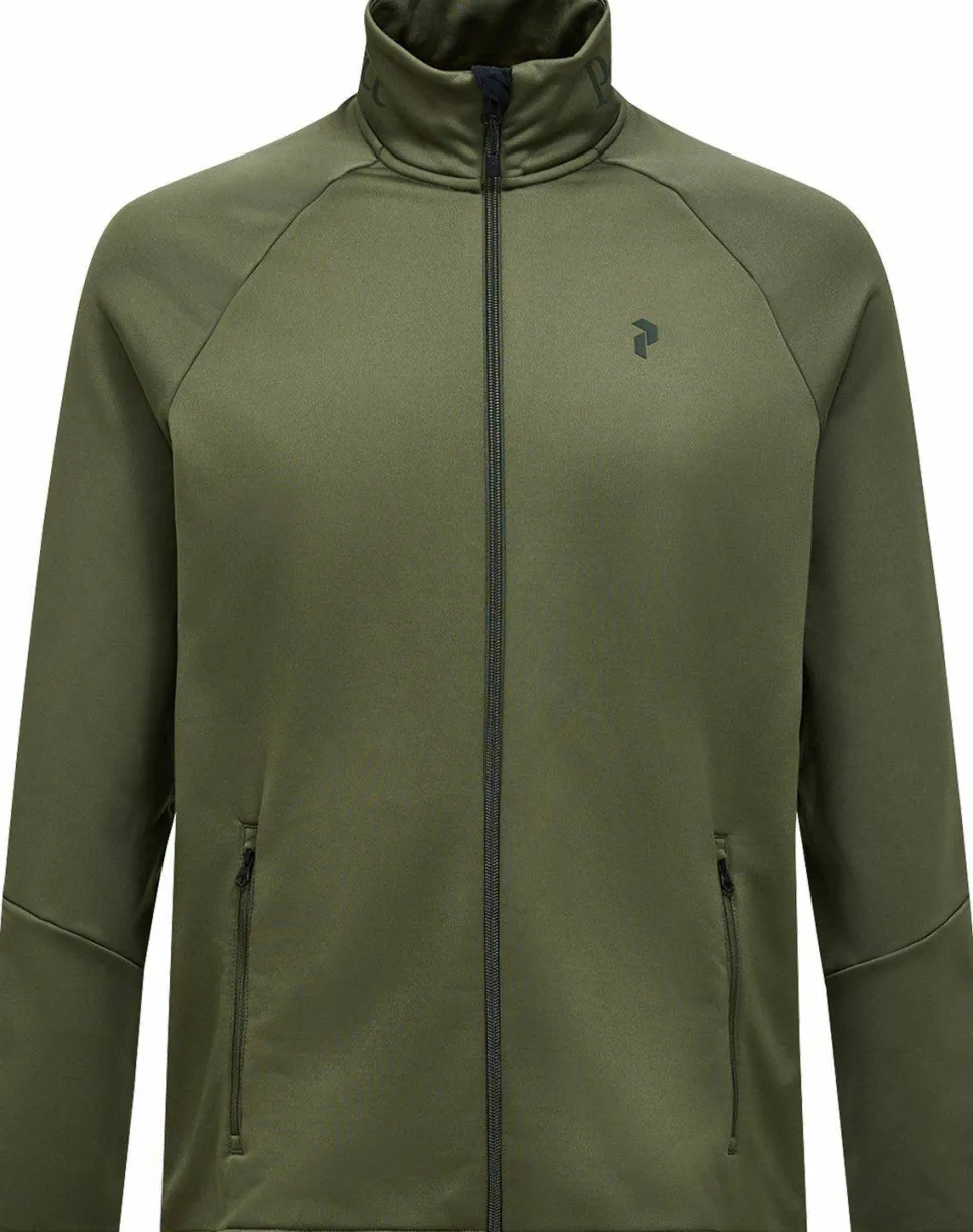 Peak Performance Men's Rider Essentials Zip Jacket Pine Needle/pine Needle/
