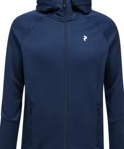Peak Performance Men's Rider Essentials Zip Hood Blue Shadow/blue Shadow/