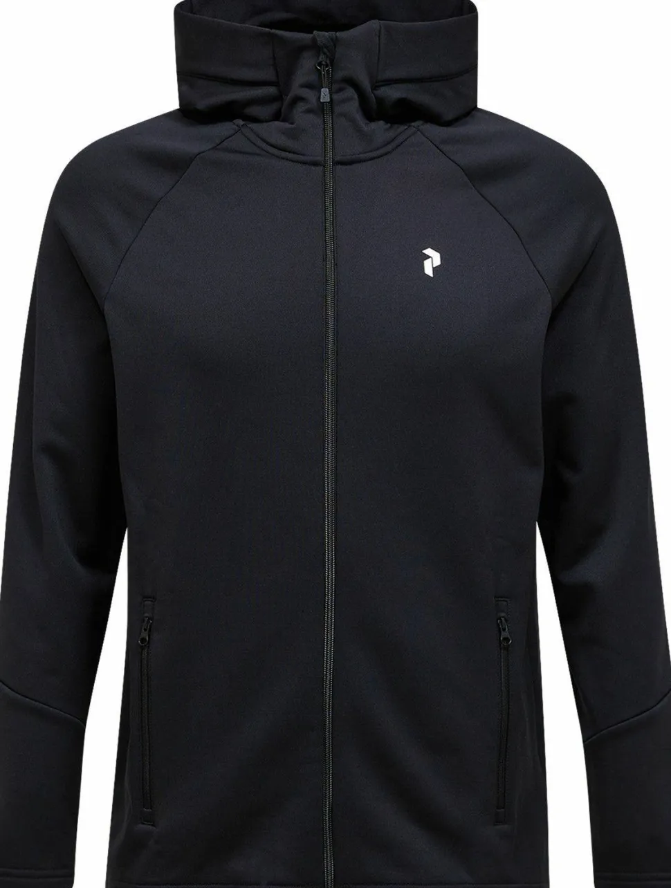 Peak Performance Men's Rider Essentials Zip Hood Black/black/