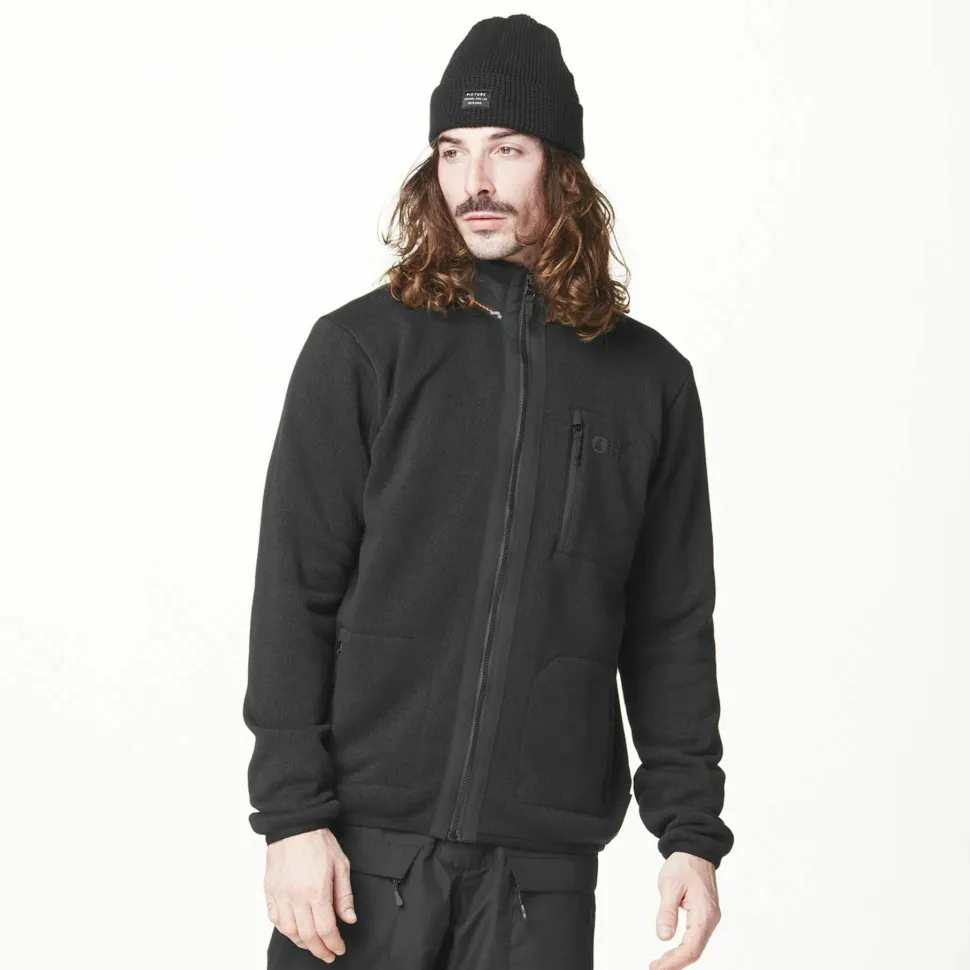 Picture Organic Clothing Men's Dauwy Fz Fleece Black