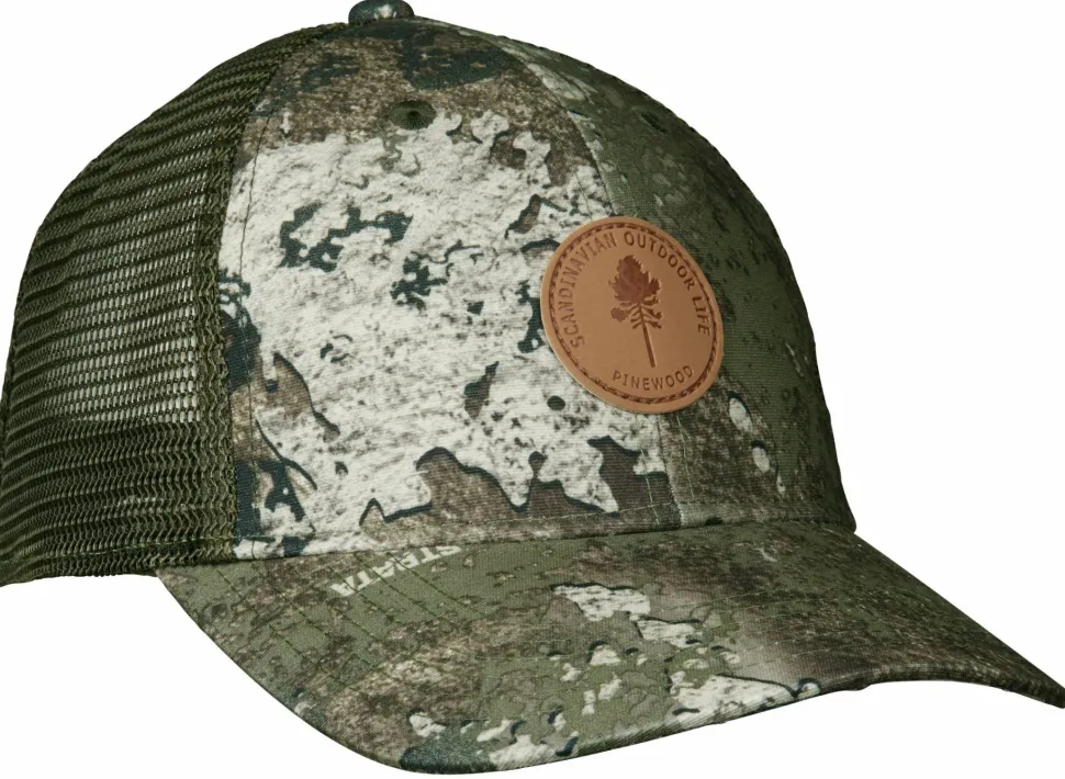Pinewood Hunters Mesh Cap Strata/Moss Green