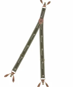 Pinewood Logo 2.0 Suspenders Dark Olive