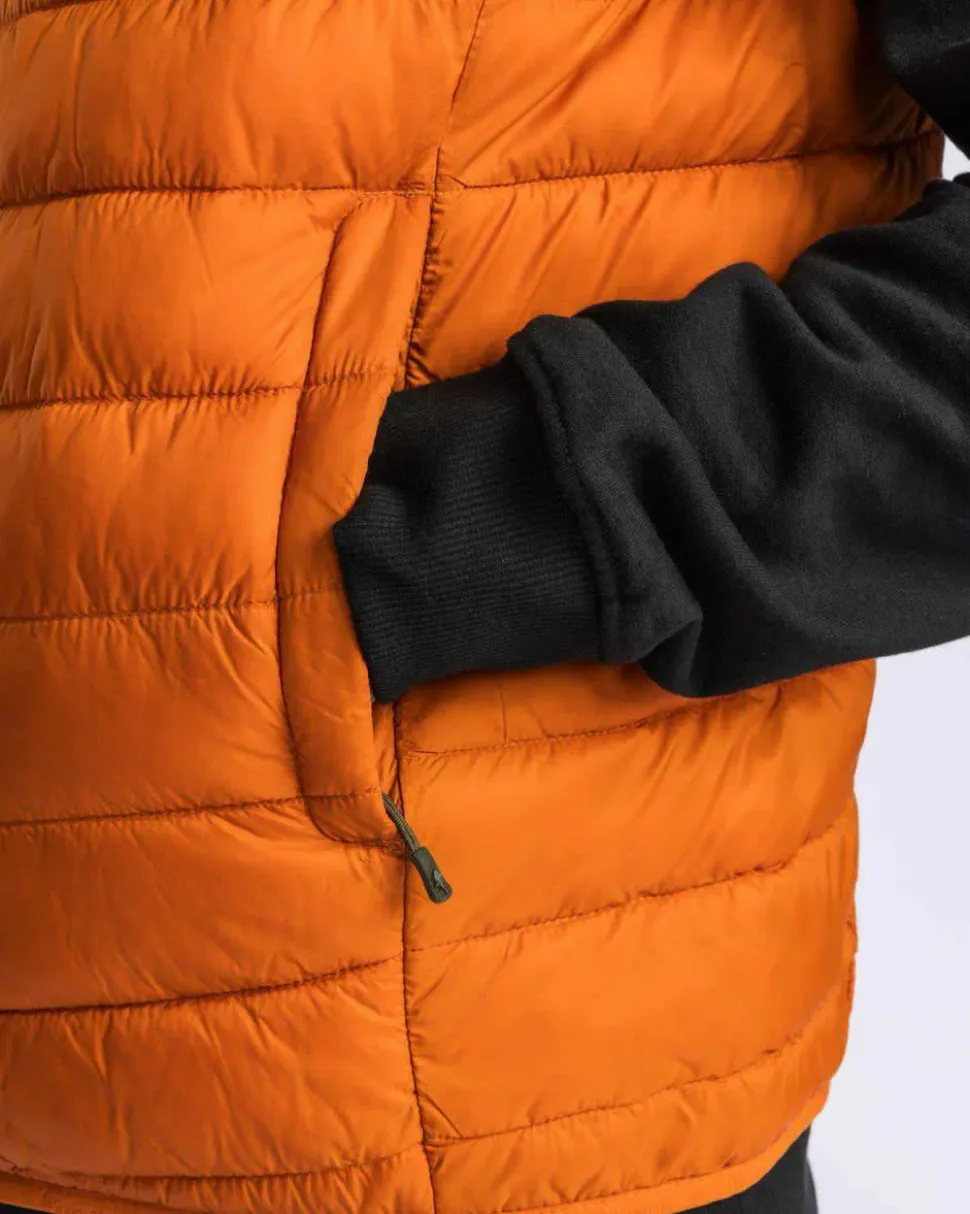Pinewood Men's Abisko Insulation Vest Burned Orange