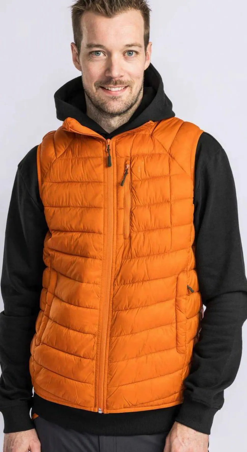 Pinewood Men's Abisko Insulation Vest Burned Orange