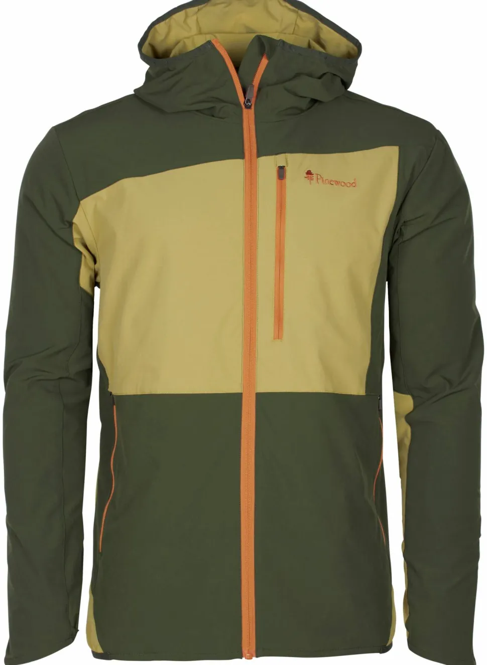 Pinewood Men's Abisko Light Stretch Jacket Goldenhay/Mossgreen