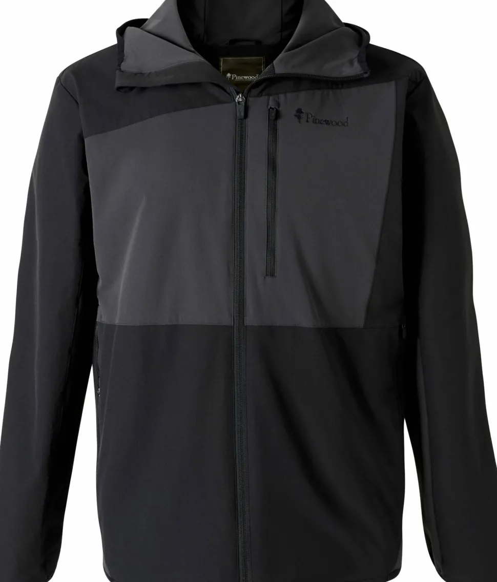 Pinewood Men's Abisko Light Stretch Jacket Black/d.anthracite