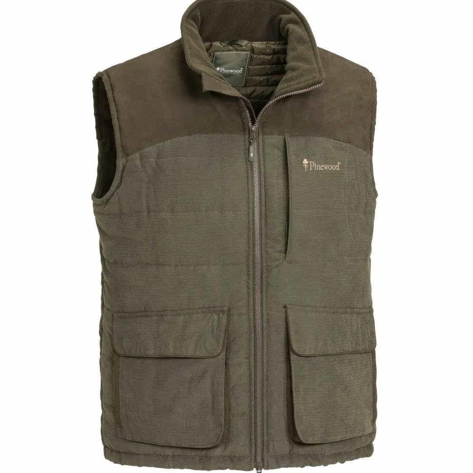 Pinewood Men's Abisko Vest Suede Brown