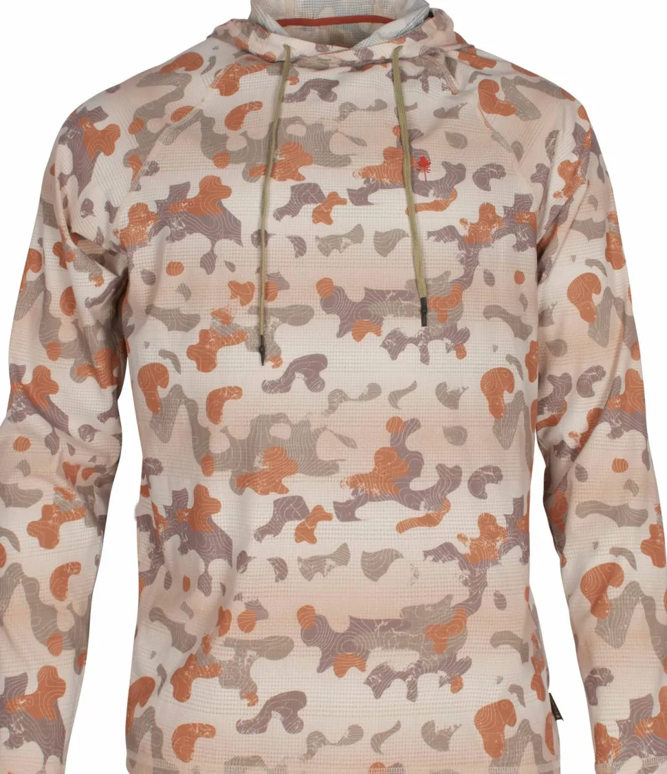 Pinewood Men's Air Vent Hoodie Beige Camou