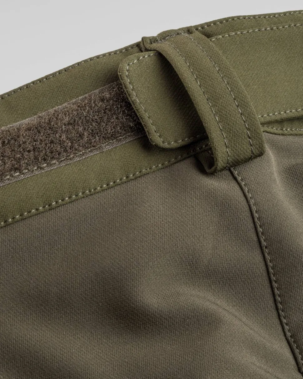 Pinewood Men's Brenton Trousers Dark Olive/Suede Brown