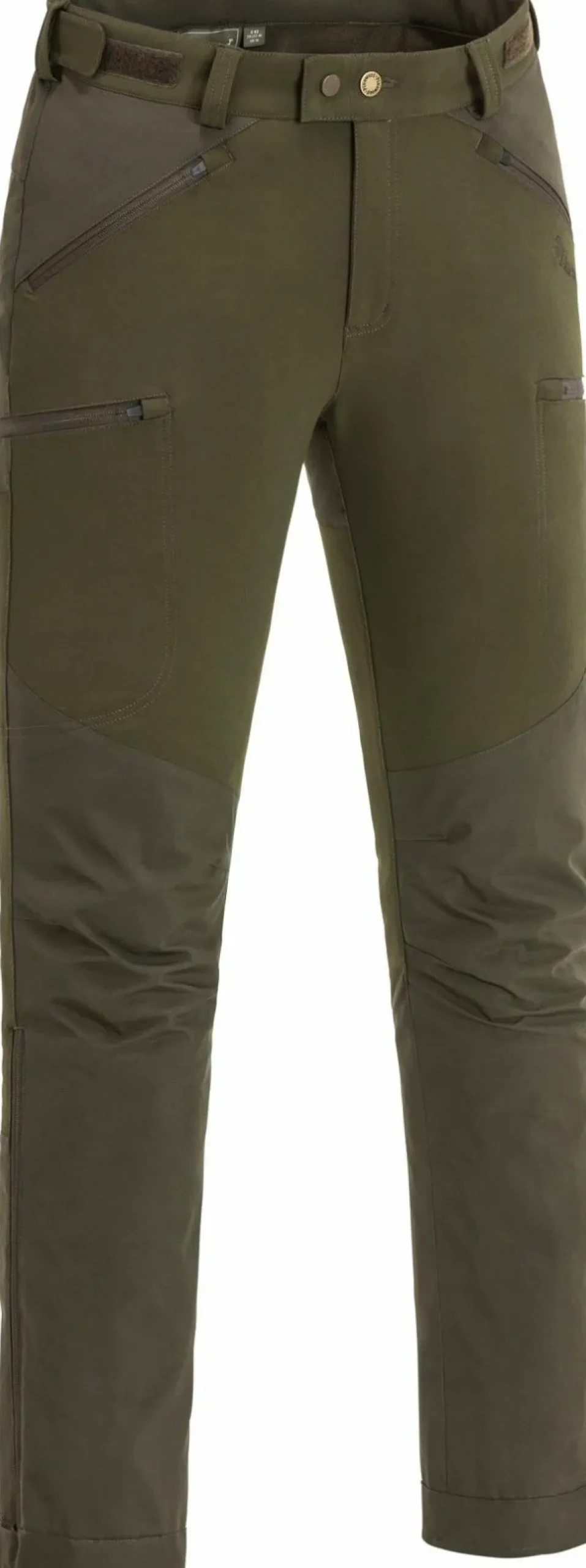 Pinewood Men's Brenton Trousers Dark Olive/Suede Brown