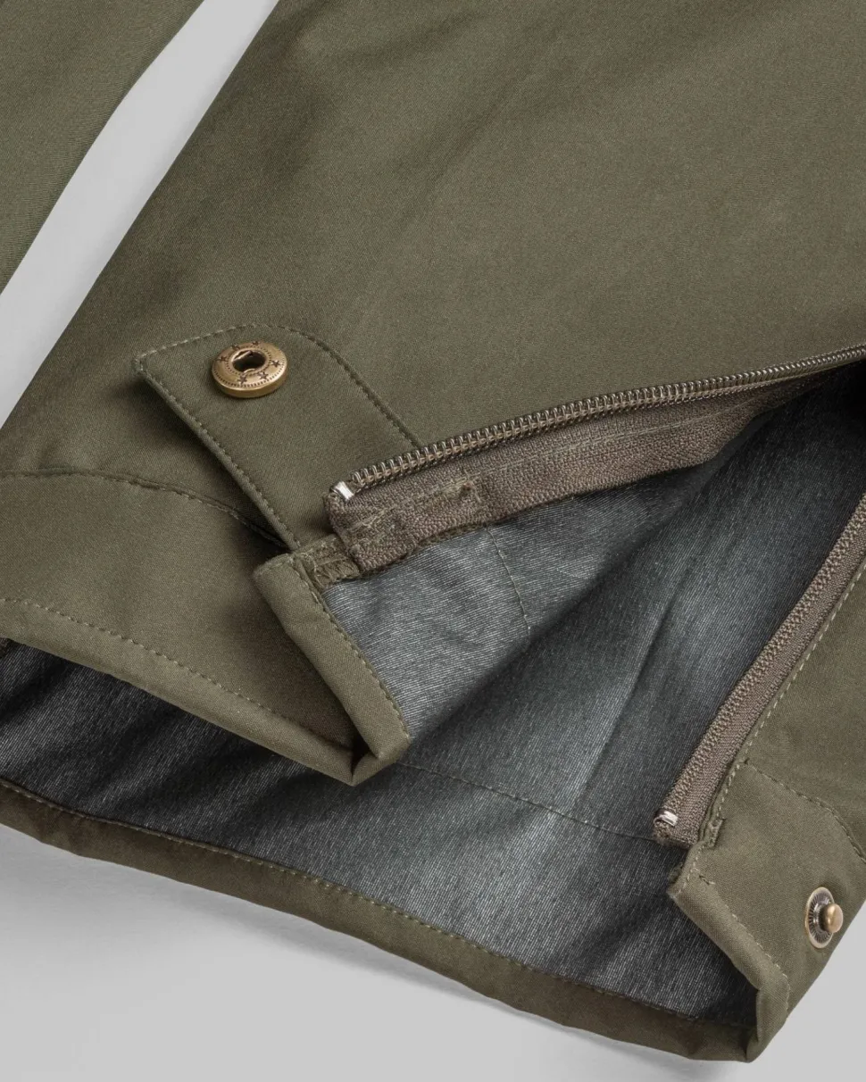 Pinewood Men's Brenton Trousers Dark Olive/Suede Brown
