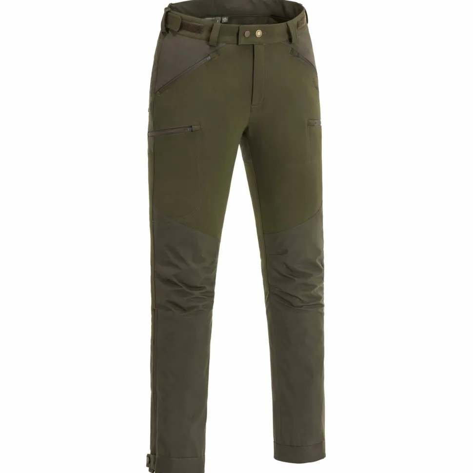 Pinewood Men's Brenton Trousers Dark Olive/Suede Brown