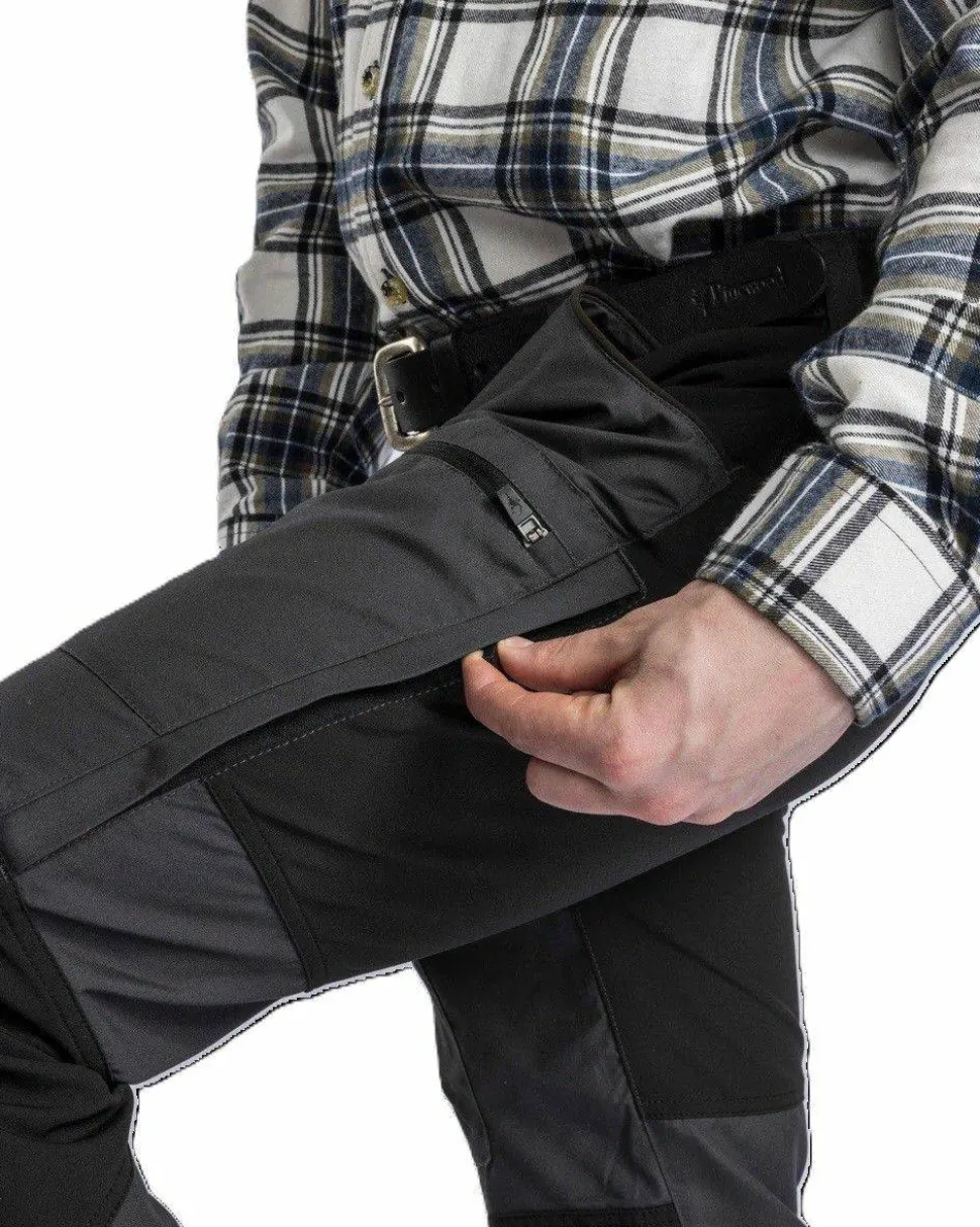 Pinewood Men's Caribou TC Pants Dark Anthracite/Black