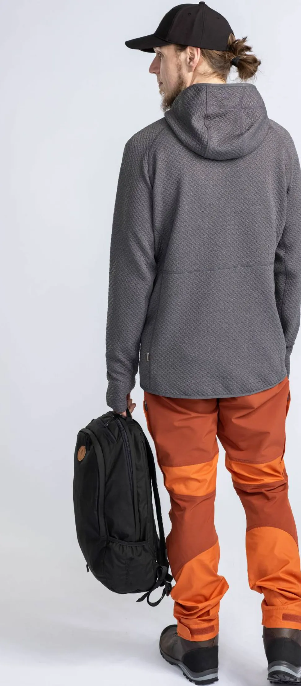Pinewood Men's Everyday Travel Full Zip Sweater Grey Mel
