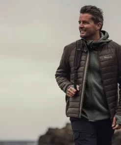 Pinewood Men's Everyday Travel Full Zip Sweater Grey Mel