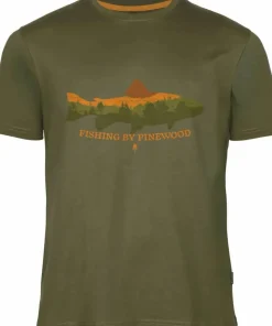 Pinewood Men's Fish T-Shirt Green
