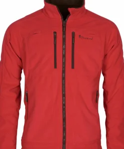 Pinewood Men's Furudal Reversible Fleece Jacket Hunting Brown/Red