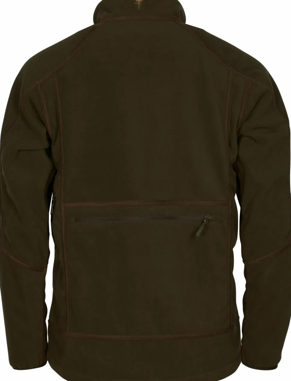 Pinewood Men's Furudal Reversible Camou Fleece Jacket Hunting Brown/Strata Blaze