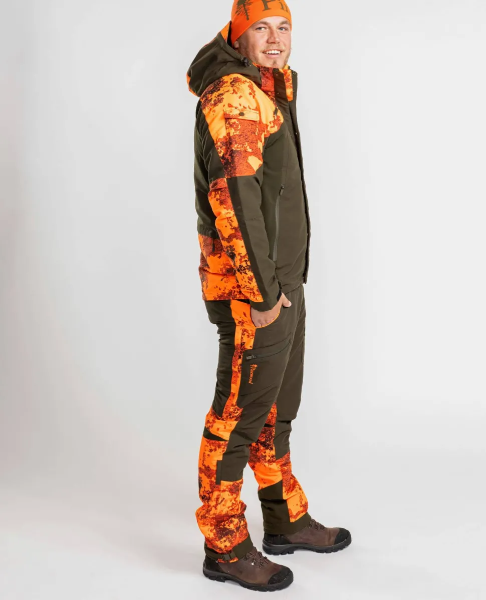 Pinewood Men's Hunter Pro Xtreme 2.0 Camou Trousers-C Mossgreen/Strata Blaze