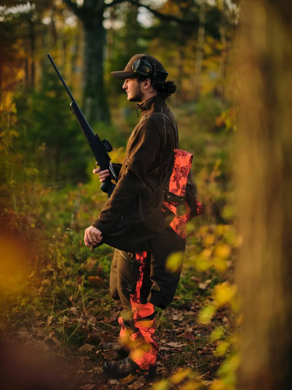 Pinewood Men's Hunter Pro Xtreme 2.0 Camou Trousers-C Mossgreen/Strata Blaze