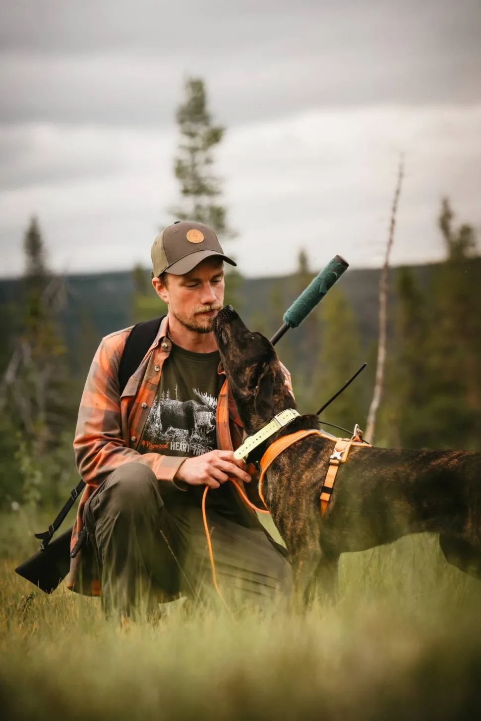 Pinewood Men's Moose T-Shirt H.Brown