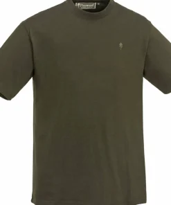 Pinewood Men's 3-Pack T-Shirt Green/H Brown/Khaki