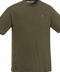 Pinewood Men's 3-Pack T-Shirt Green/H Brown/Khaki