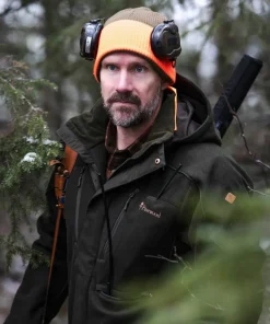 Pinewood Men's Småland Reversible Hunters Hat Mossgreen/Orange