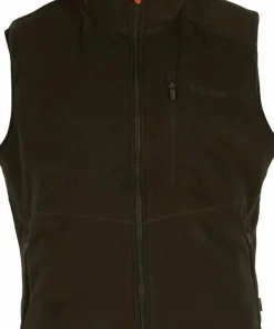 Pinewood Men's Småland Reversible Vest Strata Blaze/Huntig Green