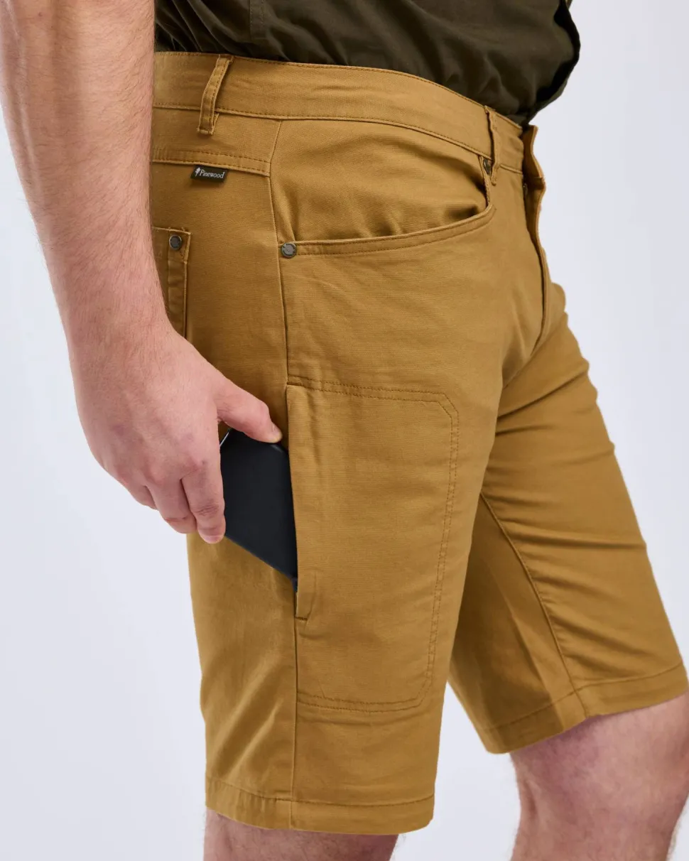 Pinewood Men's Värnamo Vintage Canvas Shorts Sand