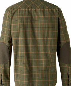 Pinewood Men's Wolf Shirt Green/terracotta