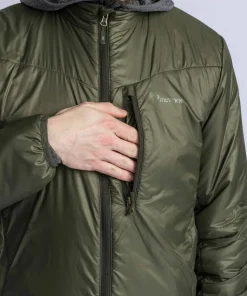 Pinewood Men's Wool Insulated Midlayer Jacket Moss Green