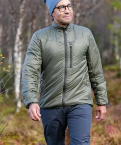 Pinewood Men's Wool Insulated Midlayer Jacket Moss Green