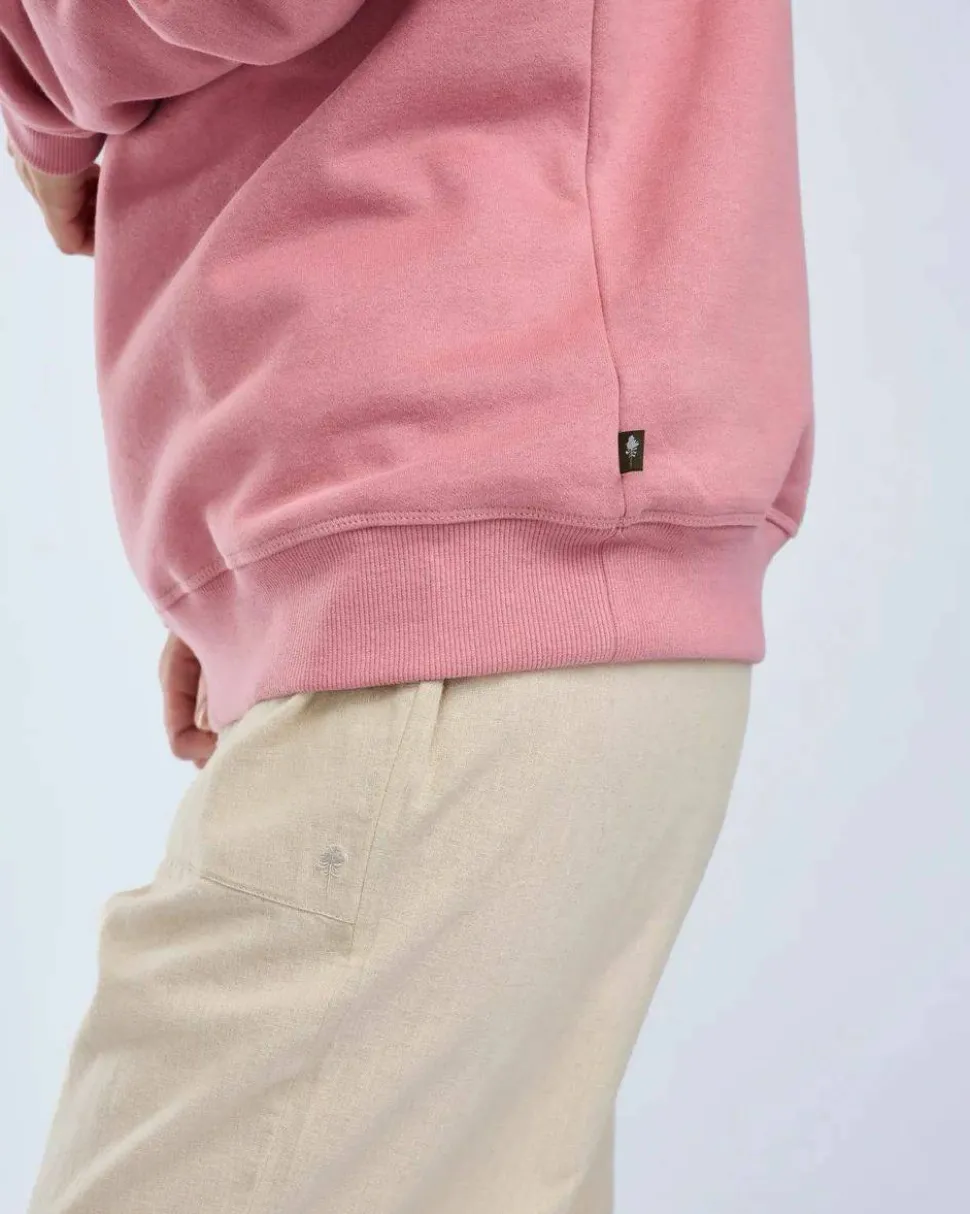 Pinewood Unisex Värnamo Pinewood Logo Sweater Dusty Pink