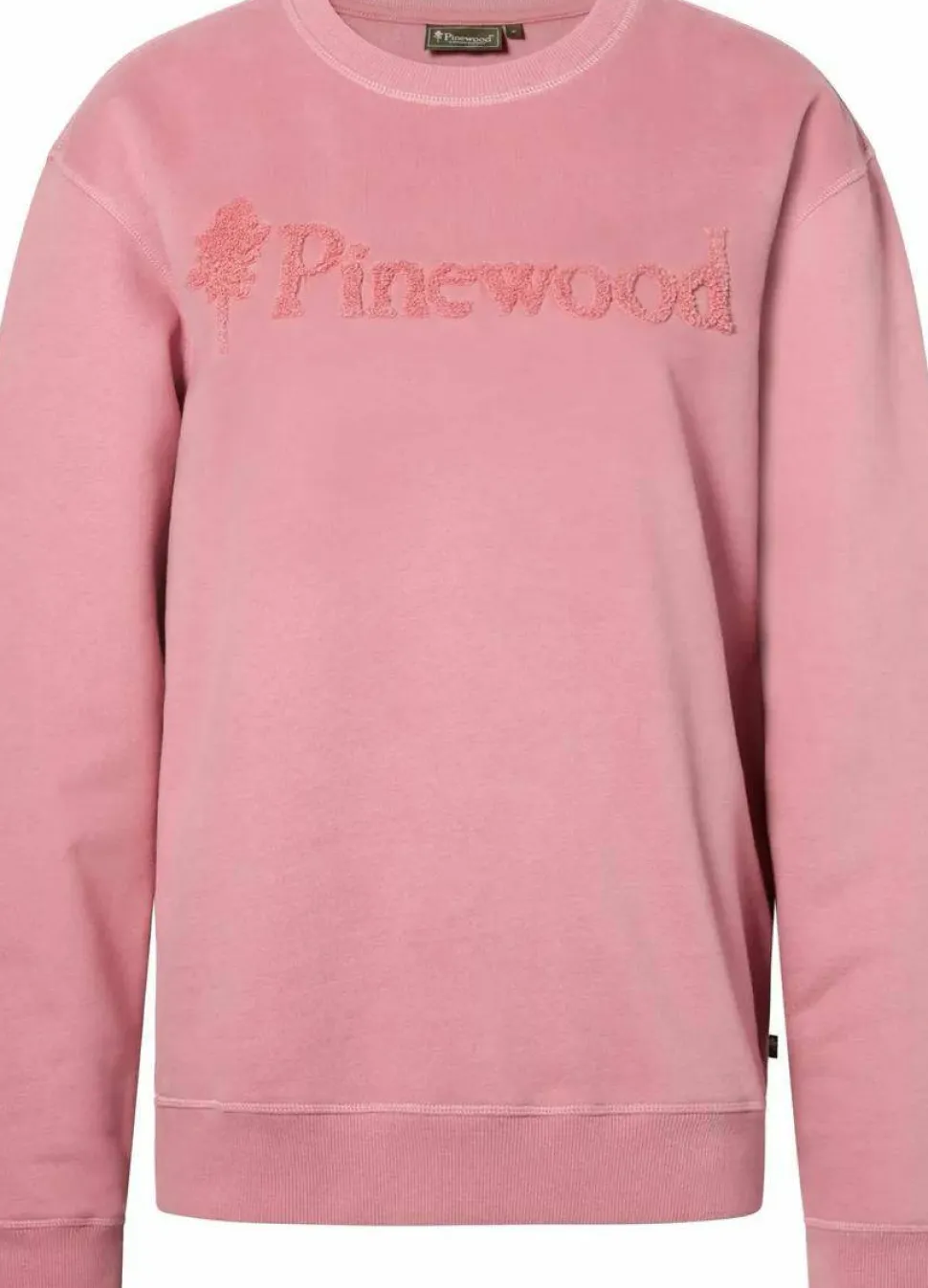 Pinewood Unisex Värnamo Pinewood Logo Sweater Dusty Pink