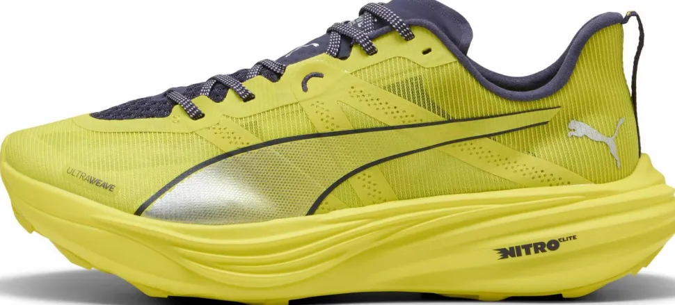 Puma Men's Deviate Nitro Elite Trail Lux Lime-deep Plum