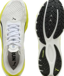 Puma Men's Velocity Nitro 4 Puma White-lux Lime