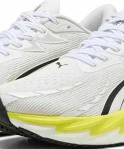 Puma Men's Velocity Nitro 4 Puma White-lux Lime