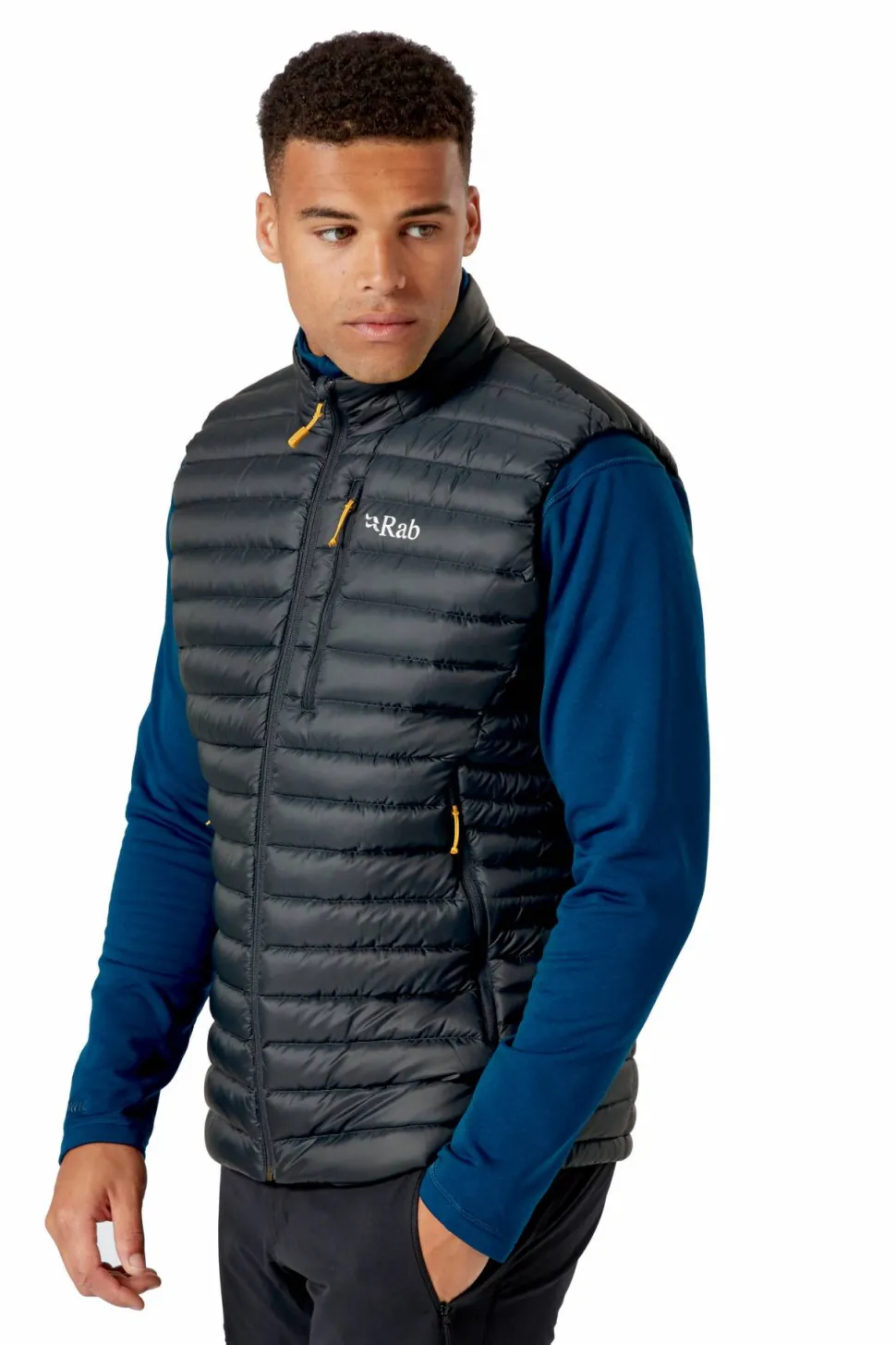 Rab Men's Microlight Down Vest Black