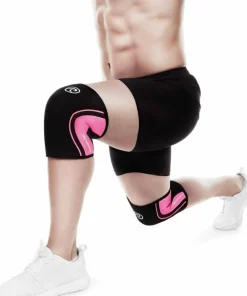Rehband Rx Knee-Sleeve 5mm Black/Pink