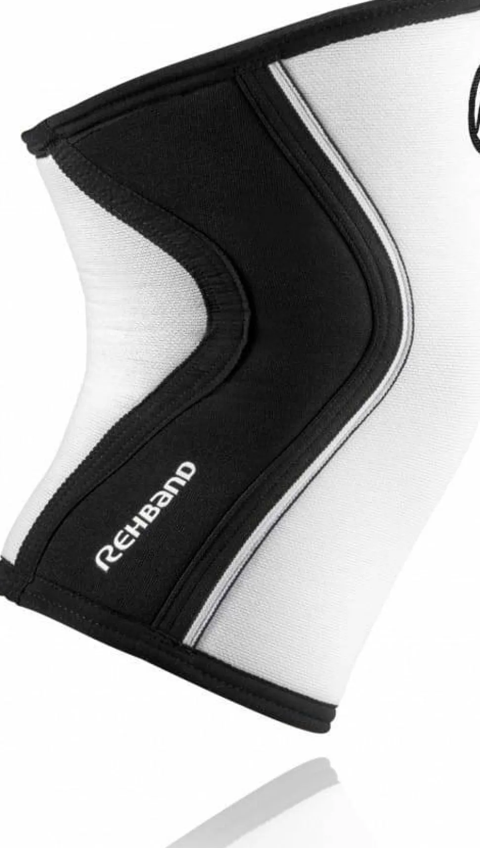 Rehband Rx Knee-Sleeve 5mm Black/White