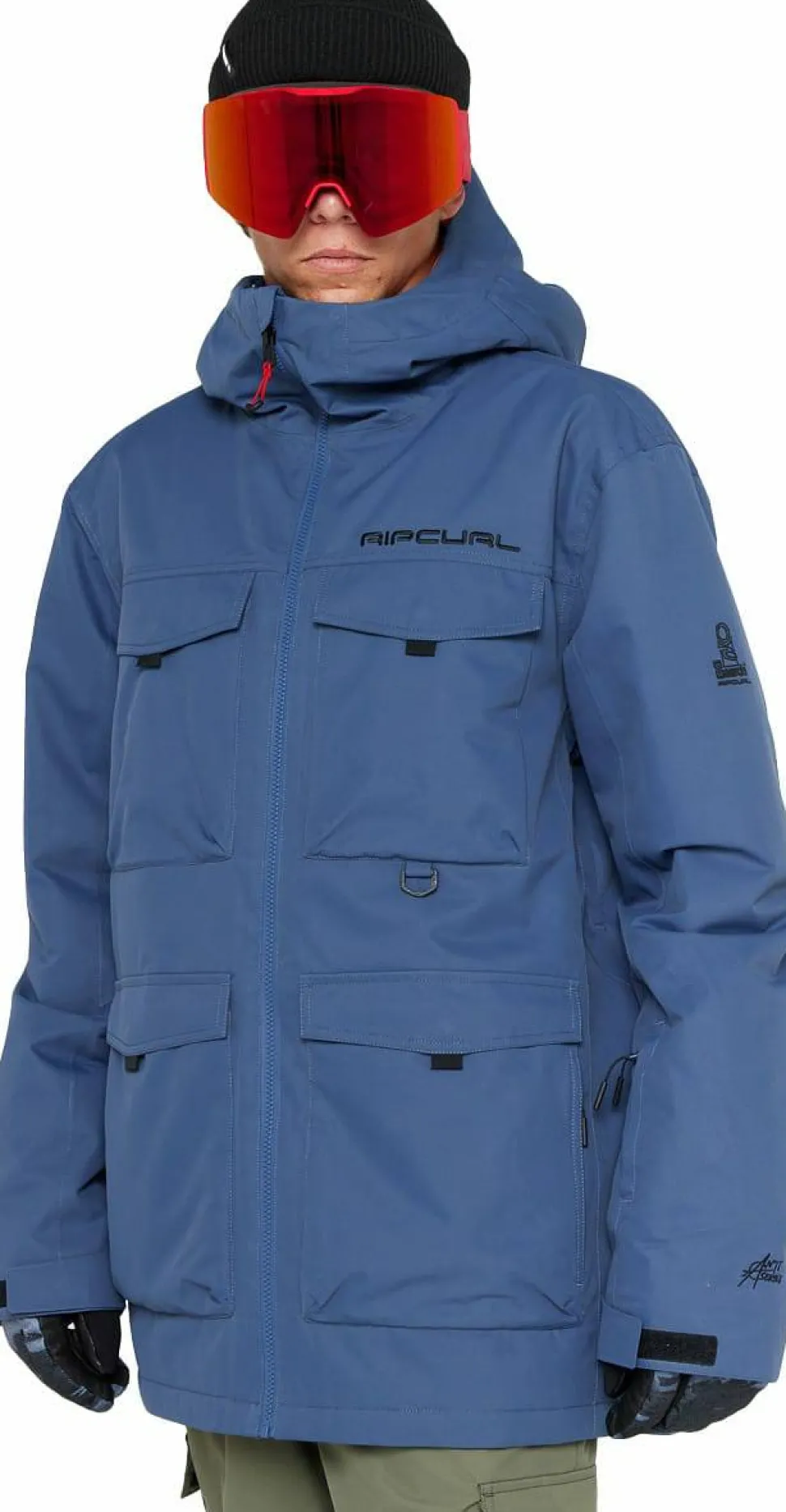 Rip Curl Men's Anti Series Pinna 10k/10k Jacket Storm Blue