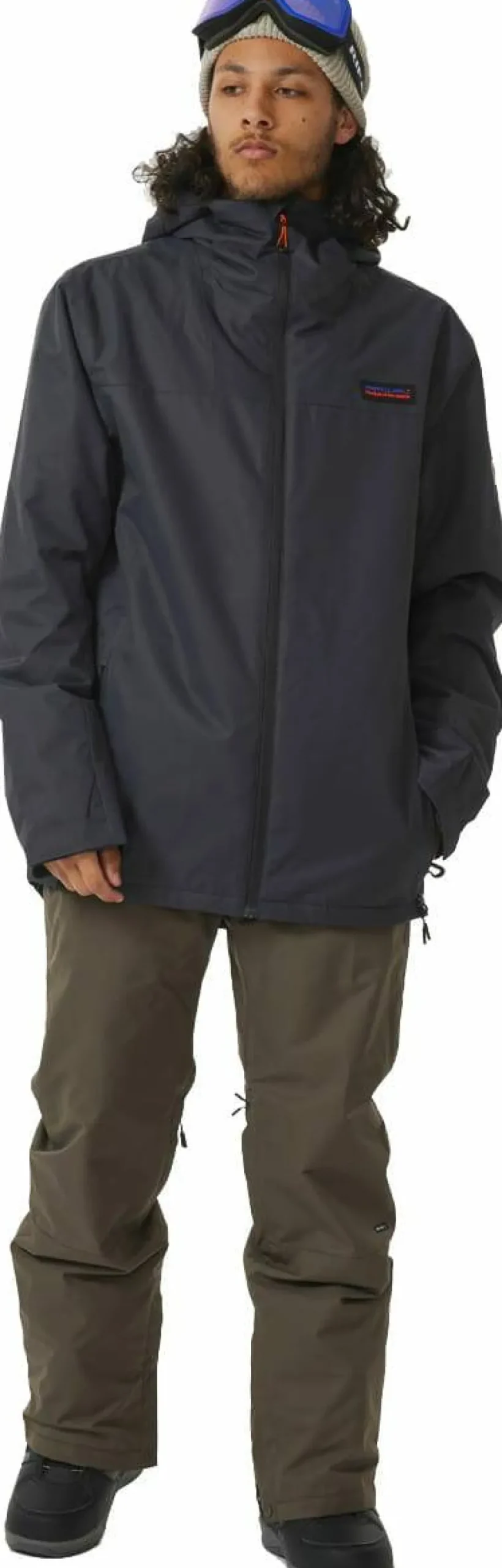 Rip Curl Men's Anti-Series Notch 10K/10K Jacket Black