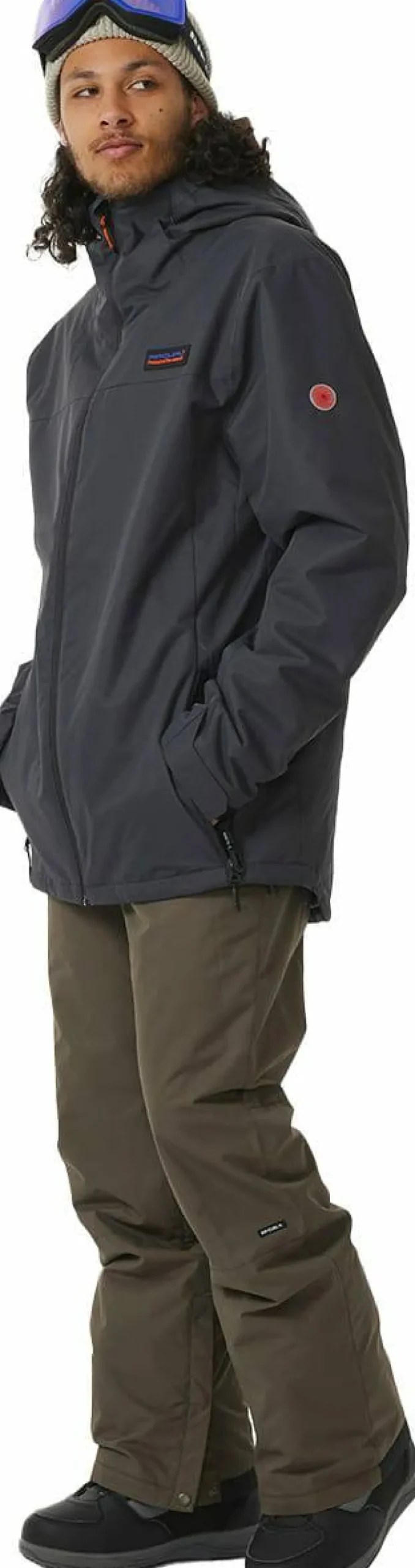 Rip Curl Men's Anti-Series Notch 10K/10K Jacket Black